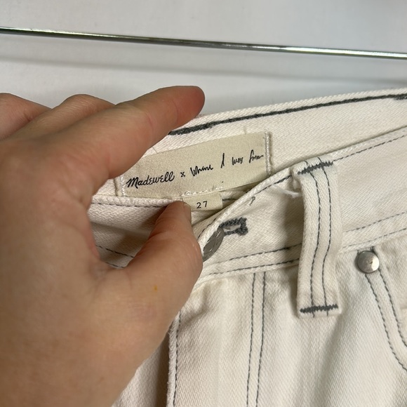 Madewell x Where I was from slim straight distressed 11“ rise jeans - Picture 4 of 10